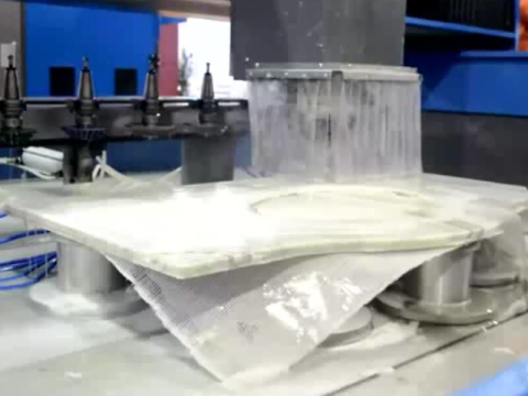 自動(dòng)換刀數(shù)控洗手池石材切割機(jī)