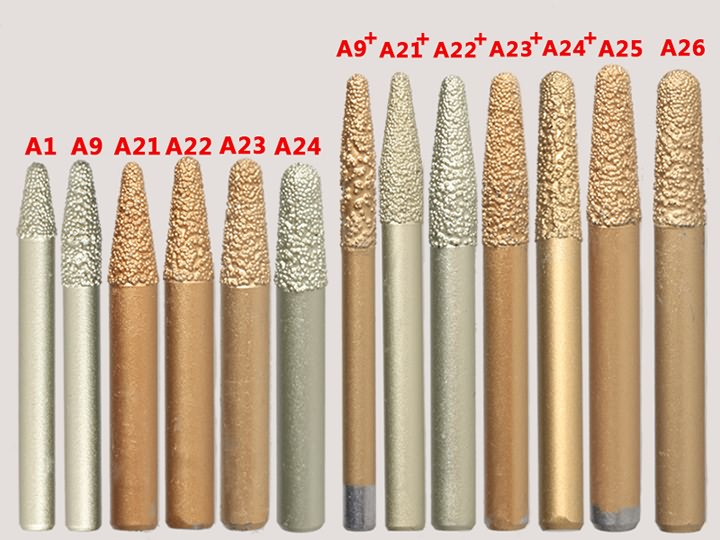 錐形鉆石3D大理石、花崗巖深浮雕鉆頭