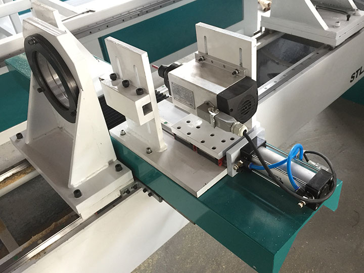 工業(yè)數(shù)控木工車床，用于加工桌腿和樓梯欄桿