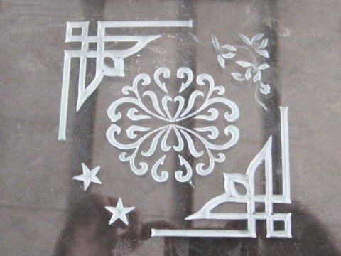 數(shù)控玻璃雕刻切割機樣品