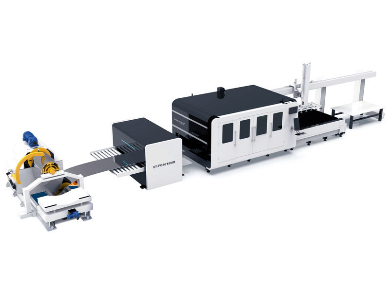 自動(dòng)激光下料系統(tǒng):卷料送料激光切割機(jī) 自動(dòng)激光下料系統(tǒng):卷料送料激光切割機(jī)