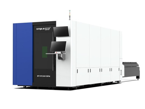 5x10光纖激光金屬切割機(jī)，帶全封閉式保護(hù)殼