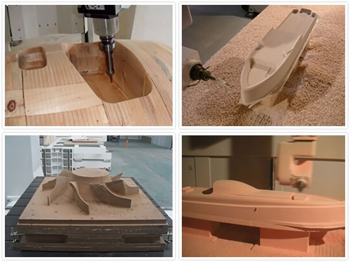 五軸數(shù)控機(jī)床制作木模