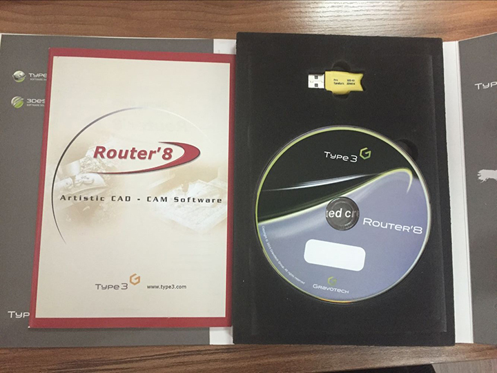 數(shù)控雕刻機軟件 Type3 Router8 -3DCAD / CAM軟件 數(shù)控雕刻機軟件 Type3 Router8 -3DCAD / CAM軟件