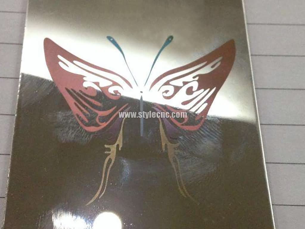 MOPA光纖激光雕刻機在金屬表面打標(biāo)顏色