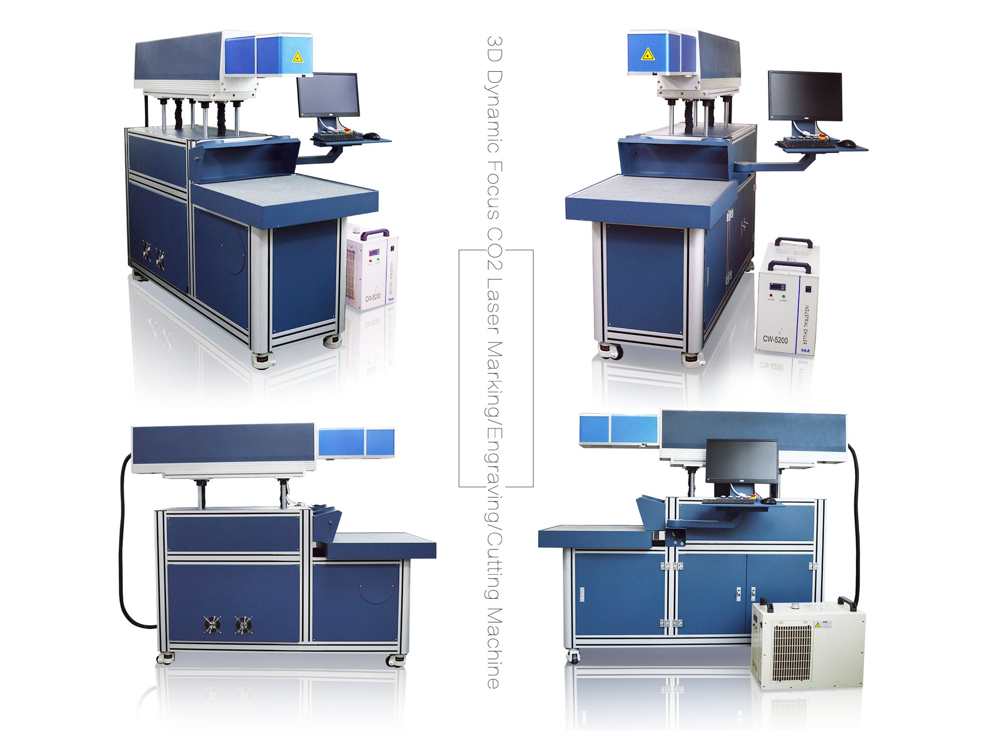 3D動(dòng)態(tài)焦點(diǎn) CO2 激光打標(biāo)/雕刻/切割機(jī) 200W 高功率射頻激光管 3D動(dòng)態(tài)焦點(diǎn) CO2 激光打標(biāo)/雕刻/切割機(jī) 200W 高功率射頻激光管