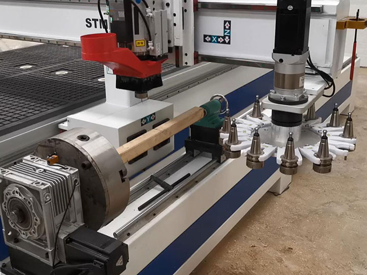 數(shù)控木材加工中心第四旋轉(zhuǎn)軸