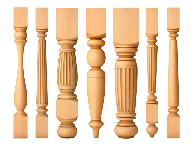 大型長床木工車床，適用于桌腿車削項目