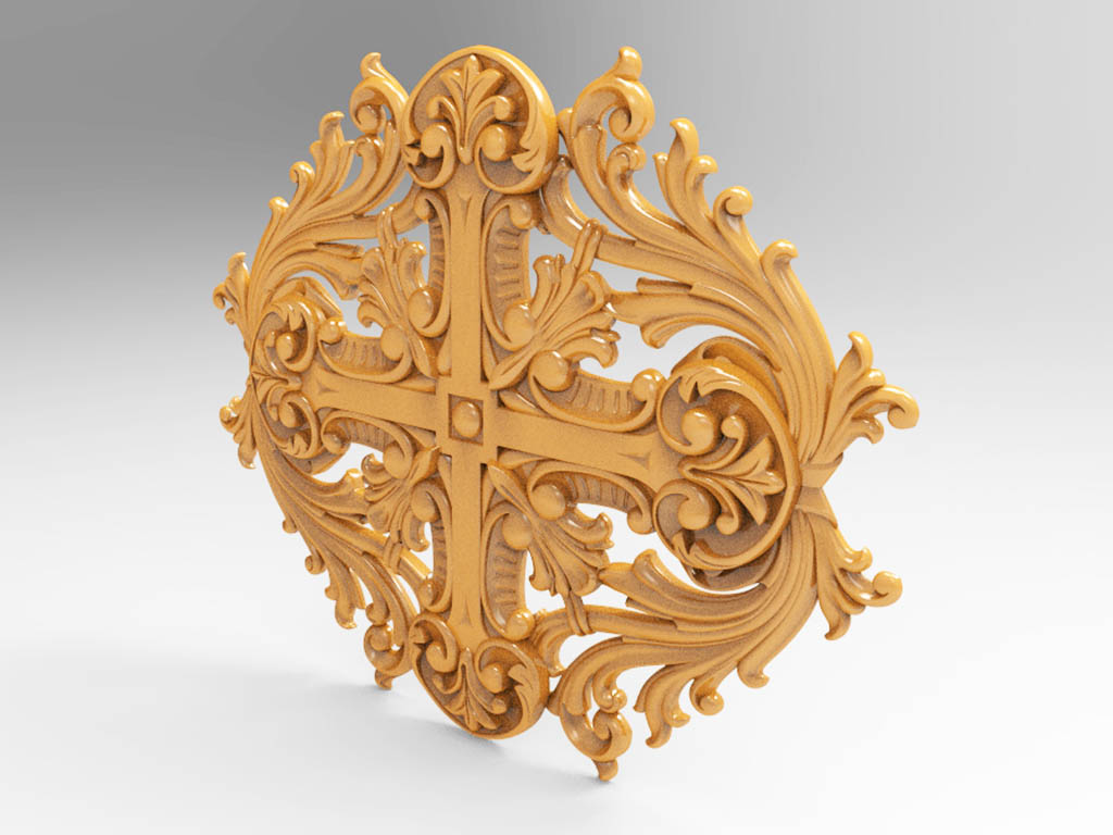 數(shù)控雕刻臺(tái)3D木質(zhì)裝飾模型 STL 檔