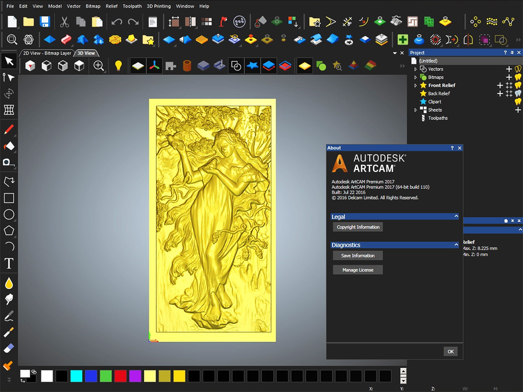 如何使用 ArtCAM Make3D數(shù)控雕刻機木工項目