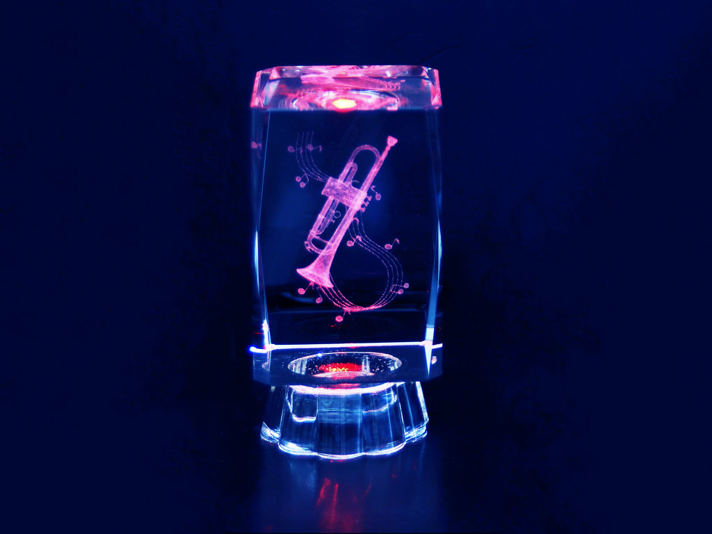 激光蝕刻3D水晶玻璃