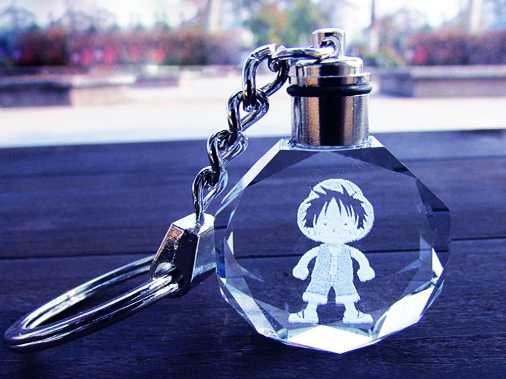 激光蝕刻3D水晶首飾