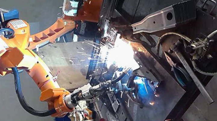 汽車門(mén)光纖激光焊接機(jī)器人