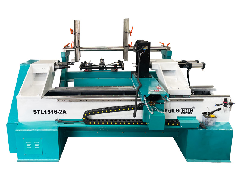 雙主軸數(shù)控木臺(tái)球桿車床