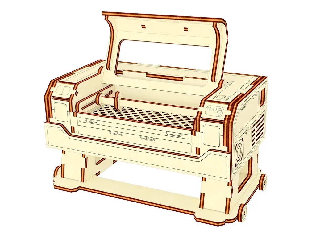 CO2 激光切割3D激光機(jī)拼圖