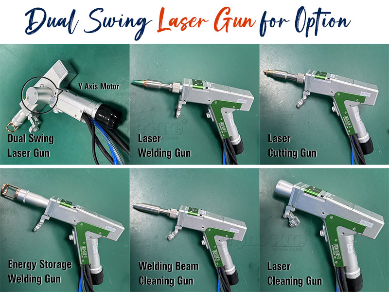 雙擺激光焊接、清洗、切割槍