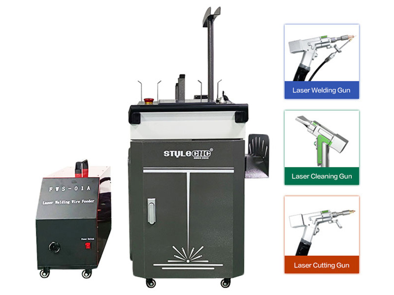 三合一便攜式手持式激光金屬切割機、焊接機和清潔器