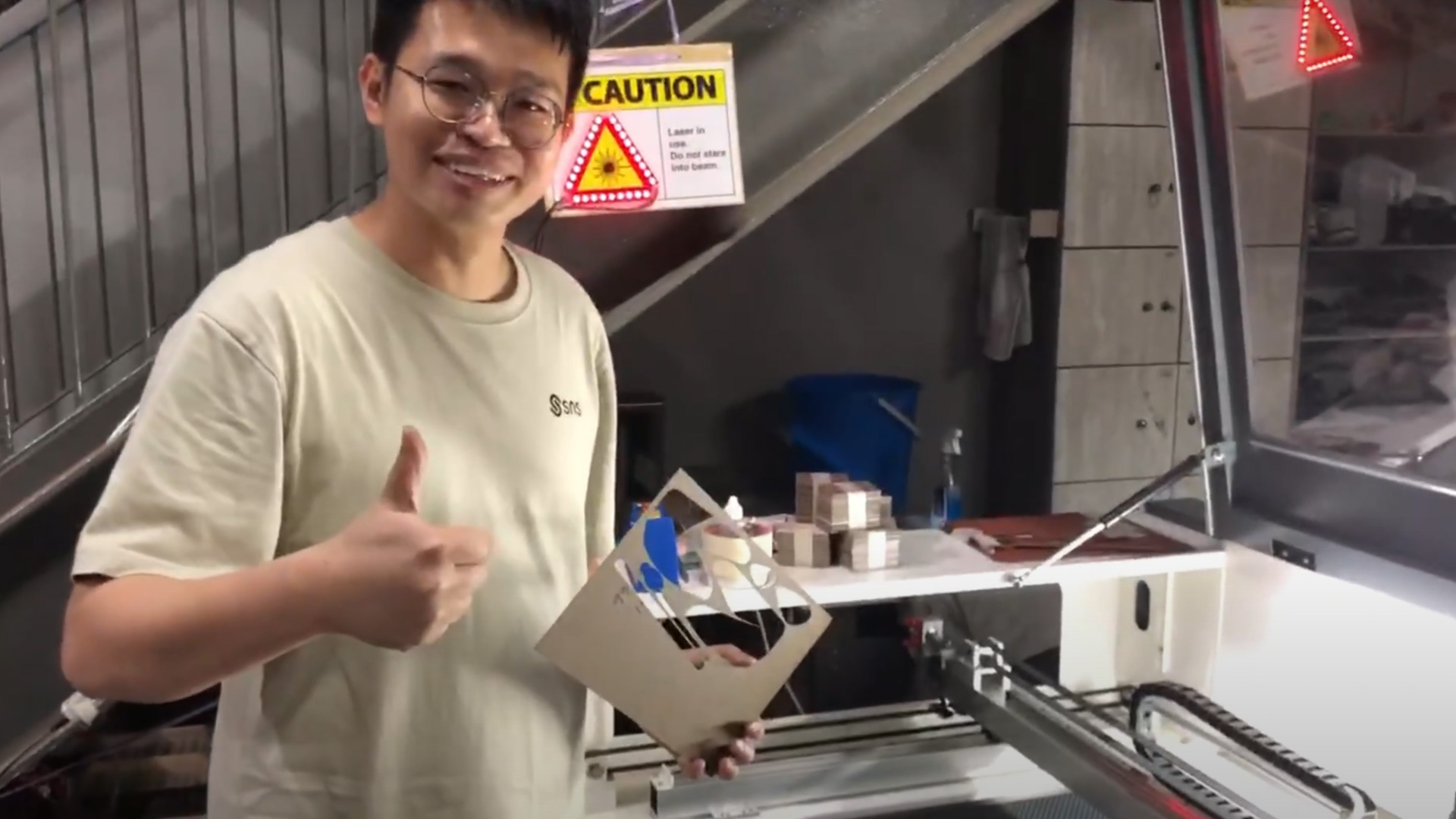 新加坡客戶評價 STJ1390 激光切割機？