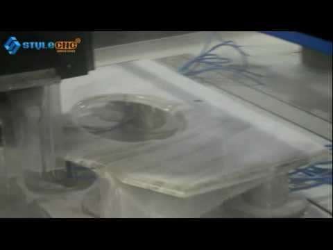 自動換刀數(shù)控洗手池石材切割機(jī)